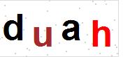 看不到验证码？点击重新换一个！