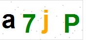 看不到验证码？点击重新换一个！